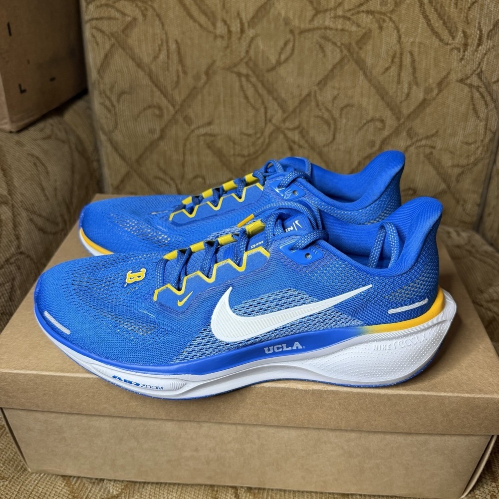 Nike Air Zoom Pegasus 41 UCLA Bruins FZ5148-400 Shoes Blue White Men's 7.5 Clean